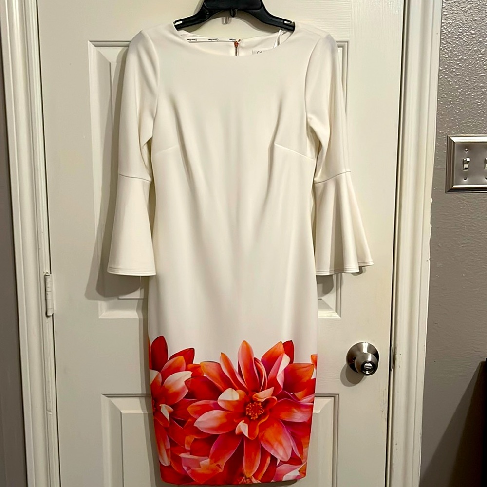 White Calvin Klein Dress